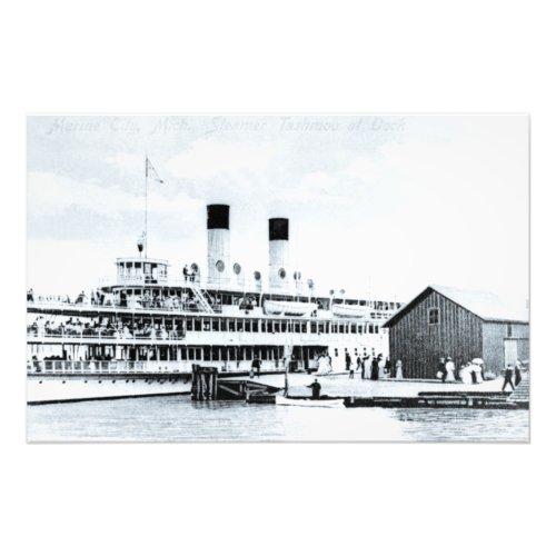 Great Lakes passenger steamer Tashmoo Marine City  Photo Print