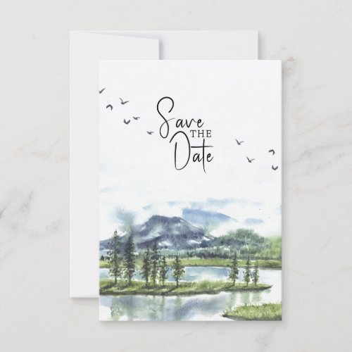 Great Lakes Save The Date card