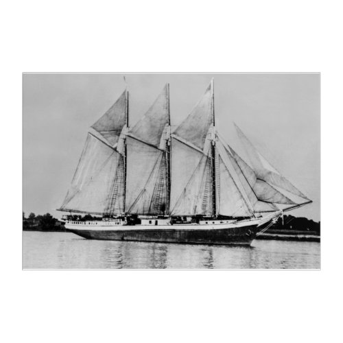 Great Lakes schooner Oliver H Perry Acrylic Print