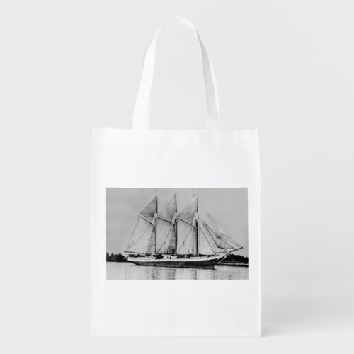 Great Lakes schooner Oliver H Perry Grocery Bag