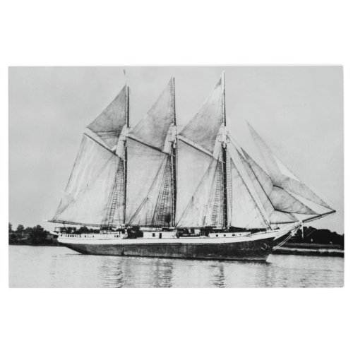 Great Lakes schooner Oliver H Perry Metal Print