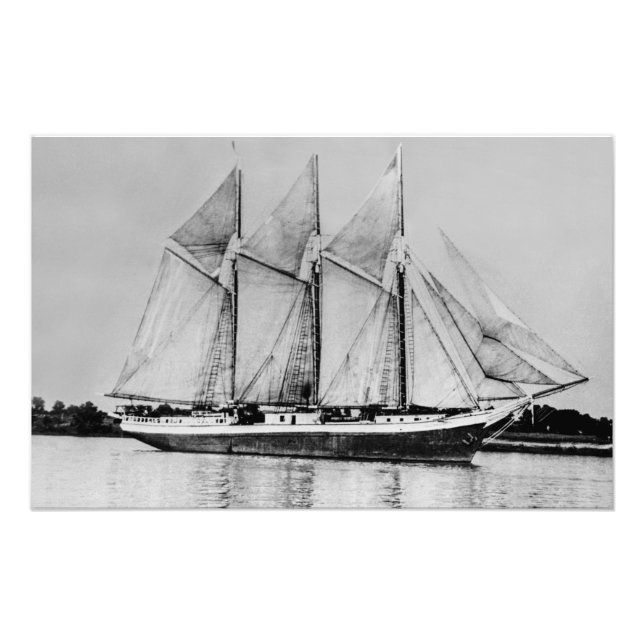 Great Lakes schooner Oliver H. Perry Photo Print (Front)