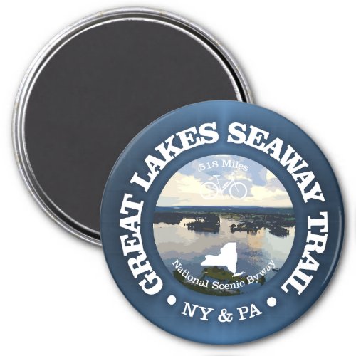 Great Lakes Seaway Trail cycling c Magnet