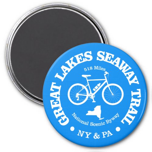 Great Lakes Seaway Trail cycling Magnet
