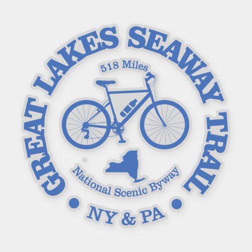 Great Lakes Seaway Trail cycling Sticker