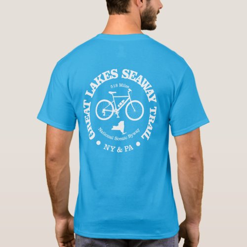 Great Lakes Seaway Trail cycling T_Shirt