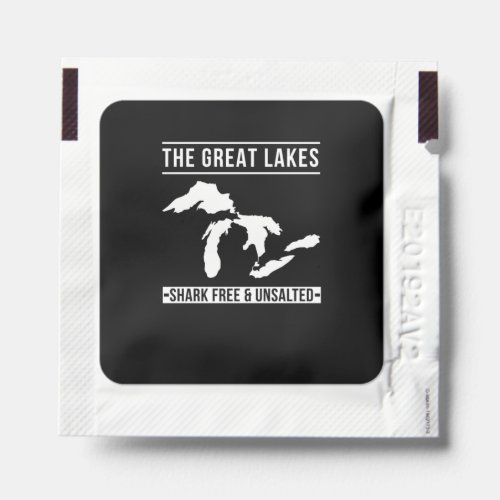 Great Lakes Shark Free And Unsalted Vintage Tee Hand Sanitizer Packet