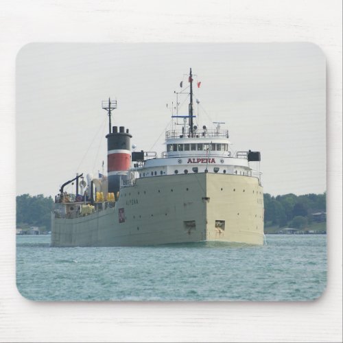 Great Lakes Steamer Alpena Mouse Pad