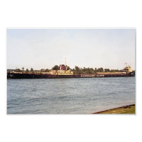 Great Lakes steamer Cliffs Victory Photo Print