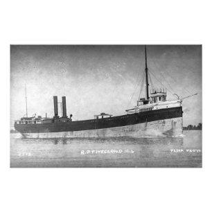Great Lakes steamer R.P Fitzgerald Louis Pesha Photo Print