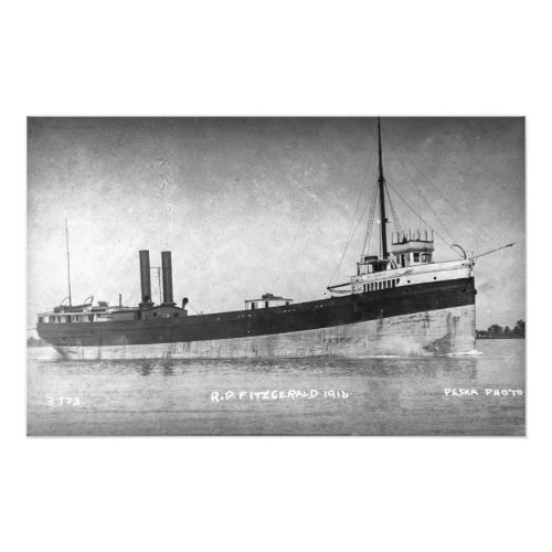 Great Lakes steamer RP Fitzgerald Louis Pesha Photo Print