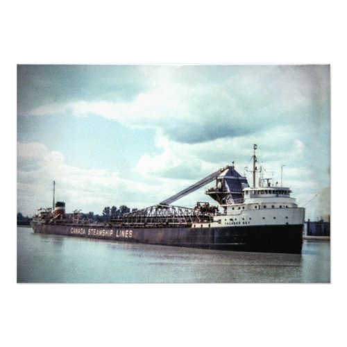 Great Lakes steamer Thunder Bay Photo Print