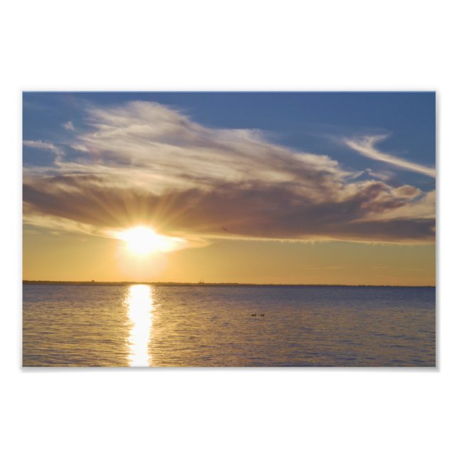 GREAT LAKES SUNSET. PHOTO (Front)