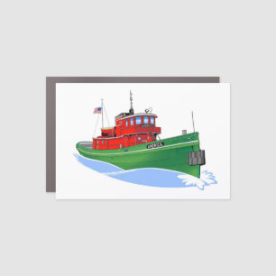 Great Lakes tug America diesel conversion Car Magnet
