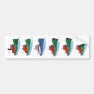 Great Lakes tug America history Bumper Sticker