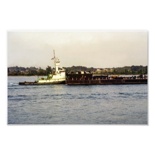 Great Lakes tug Christine and barge MEPCO 142 Photo Print