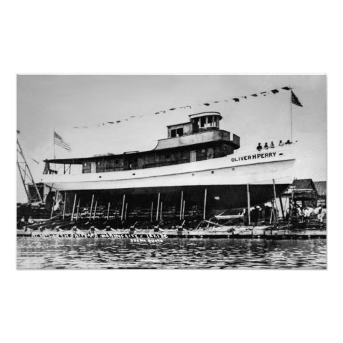 Great Lakes tug Oliver H Perry Vintage Photo Print