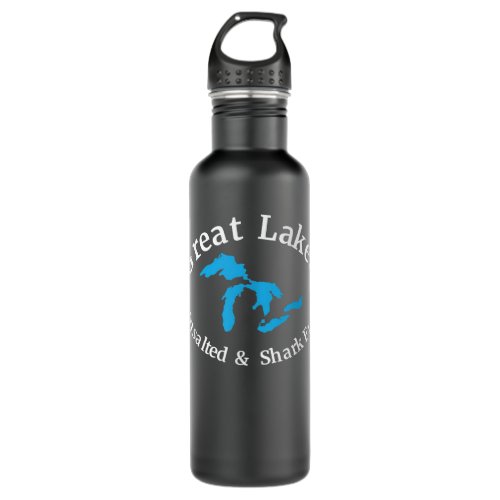 Great Lakes Unsalted  Shark Free  Stainless Steel Water Bottle