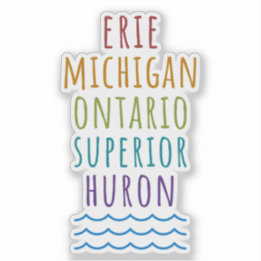 Great Lakes Vinyl Mitten State Sticker