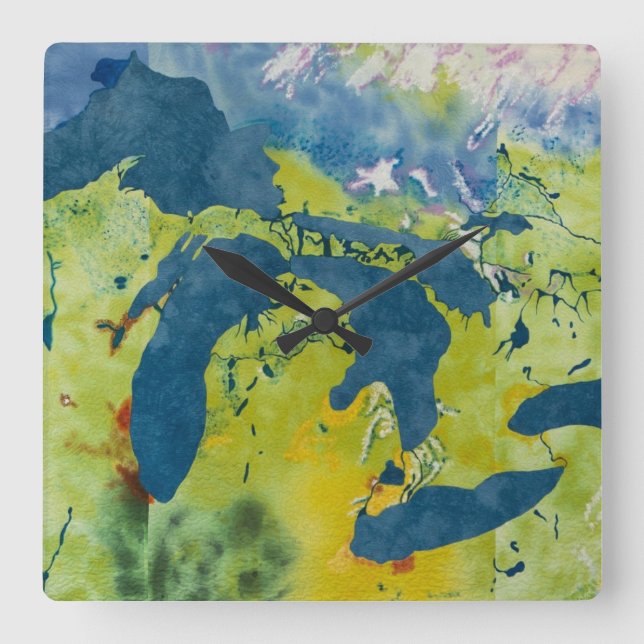 Great Lakes Wall Clock (Front)