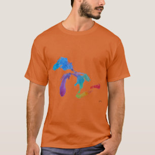 Great Lakes Watercolor T-Shirt