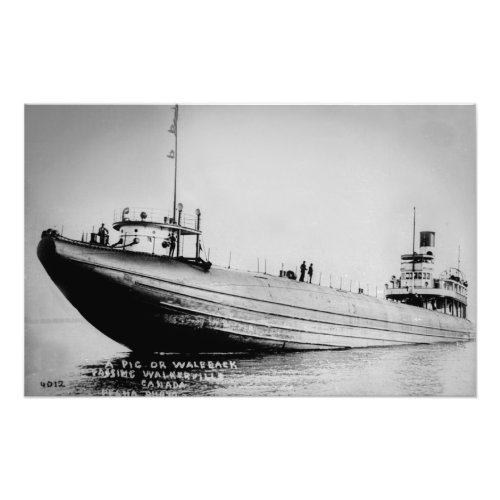 Great Lakes whaleback steamer James B Nielson Photo Print