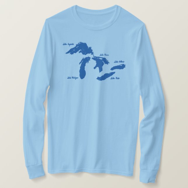 Great Lakes Women's Long-Sleeve Shirt (Design Front)