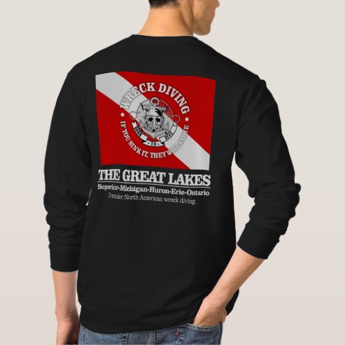 Great Lakes wreck diving T_Shirt