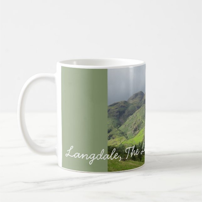 Great Langdale Valley, Lake District, England Coffee Mug (Left)