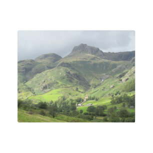 Great Langdale Valley, Lake District, England Metal Print