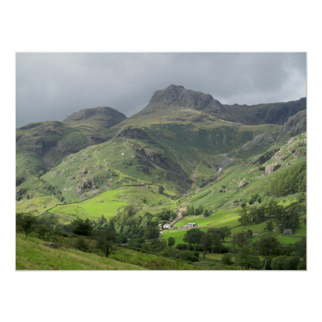 Great Langdale Valley, Lake District, England Poster (Front)