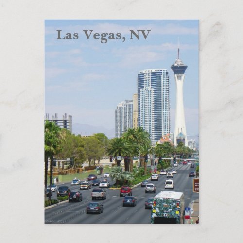 Great Las Vegas View Postcard Postcard
