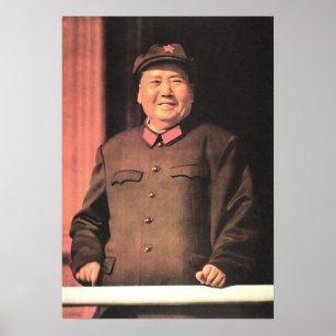 Great Leader Chairman Mao Zedong 1968 Chinese CCP Poster