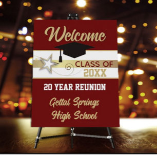 Great Look! Any year Class Reunion Foam Board