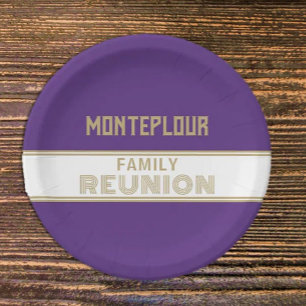 Great Look! Classic, family reunion Paper Plates
