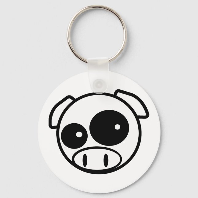 Great looking Subie Pig Keychain (Front)