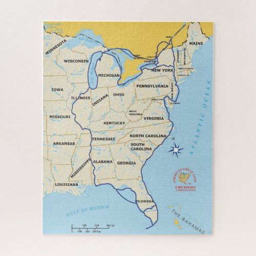 Great Loop Map Jigsaw Puzzle