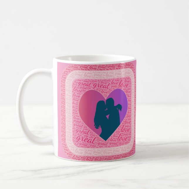 great love coffee mug (Left)