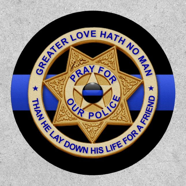 Great Love Hath No Man Badge (Front)