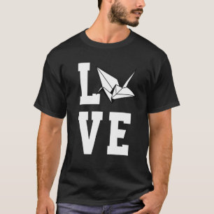 Great Love Paper Folding Crane Apparel Japan Origa T-Shirt