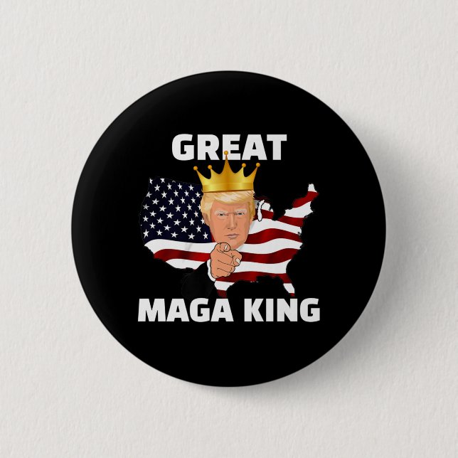 Great MAGA King   Button (Front)