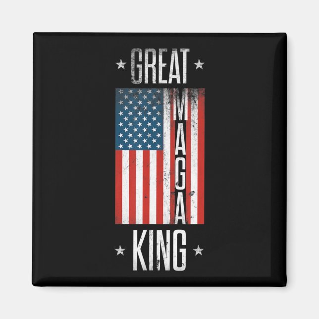 Great Maga King Ultra Maga Mens Magnet (Front)
