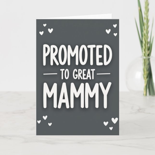 Great Mammy Announcement Card (Front)