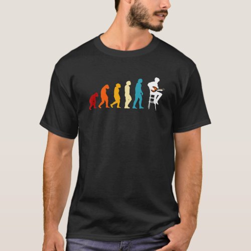 Great Mandolin Evolution Gift Folk Music Bluegrass T_Shirt