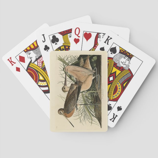 Great Marbled Godwit - Audubon's Birds of America Poker Cards (Back)