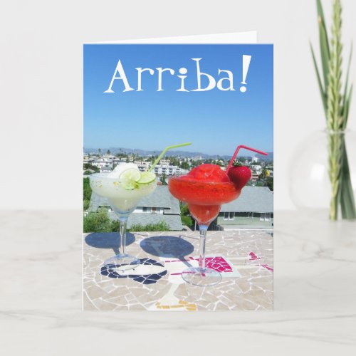 Great Margarita Greeting Card Card