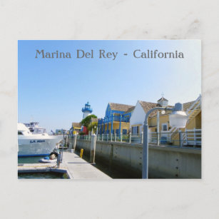 Great Marina Del Rey Postcard! Postcard