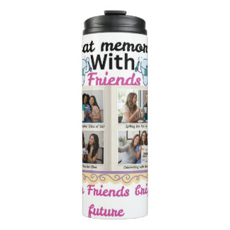 Great Memories with Friends Personalized Gift | Cu Thermal Tumbler