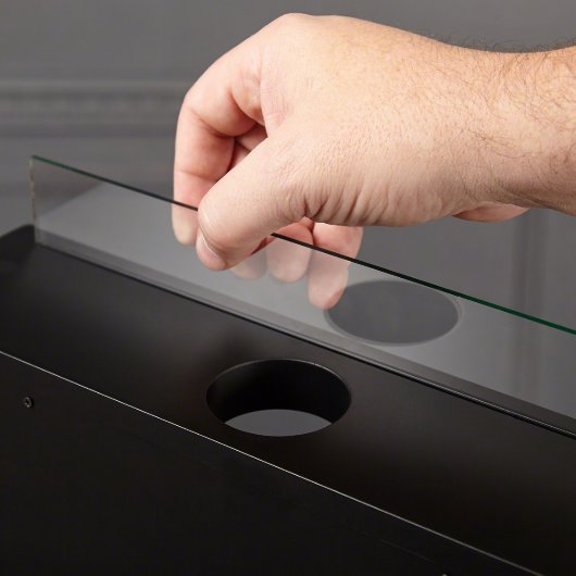 Great Men Smoke Cigars Engraved Wooden Shadow Box (Top)