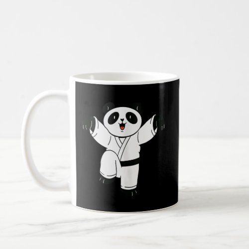 Great Mial Panda Bear Karate Kungfu Fight Coffee Mug